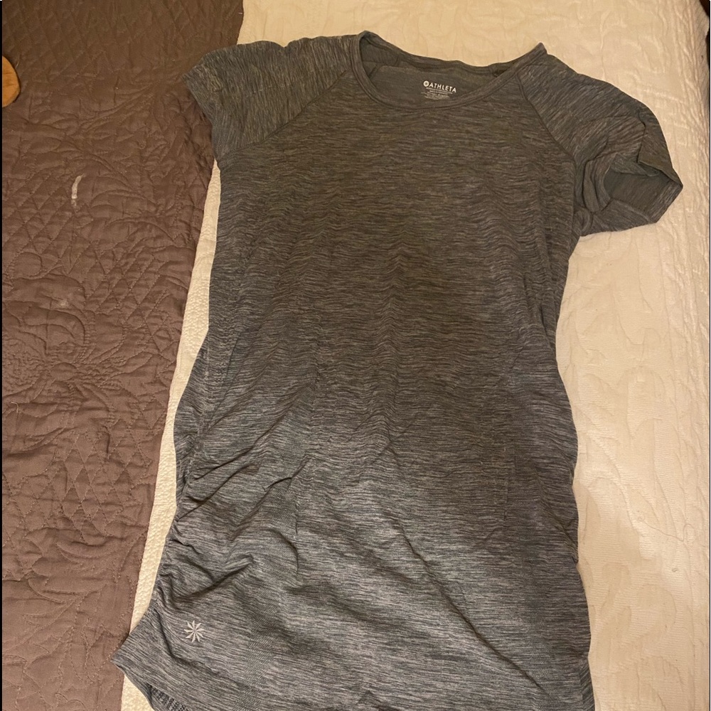Athleta top, grey, size xs